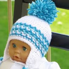 Crochet Hat Pattern Ear Flap Beanie Hat Pattern PDF Instant Download DIY  Adult Kid Baby Sizes