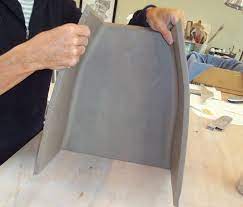 How To Make Large Clay Slab Construction Project Without Cracking Or Warping Slab Ceramics Clay Ceramics Pottery Techniques