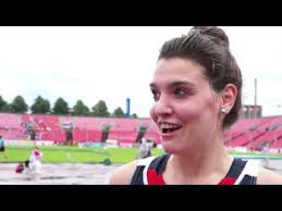 Kate Avery (GBR) after winning bronze in the 5.000m, Tampere 2013