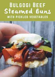 Korean Barbecue Steamed Buns With Bulgogi Beef Recipe Bulgogi Beef Steamed Buns Bulgogi