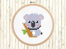 *kansas city royals* cross stitch kit. Animals Cross Stitch Pattern Koala Hoop Art Koala Cross Stitch Pattern Pdf Digital Pattern Hoop Art Koala Chart Koala Embroidery Pdf Needlepoint Sewing Needlecraft Deshpandefoundationindia Org
