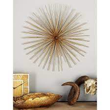 Check spelling or type a new query. Decmode Indoor Gold Iron Tubes Contemporary Wall Decor Set Of 3 Walmart Com In 2021 Wall Decor Gold Wall Decor Starburst Wall Decor