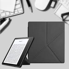 Surprisingly, we didn't find all that much of a difference besides. Origami Case For Kindle Oasis 2019 Pu Leather Stand Cover For Kindle Oasis 3 Magnetic Folding Protective Shell Smart Cover Cover Standcover For Kindle Aliexpress