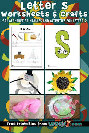 Number and letter recognition, shapes, fine motor skills & more! Letter S Worksheets Crafts Woo Jr Kids Activities
