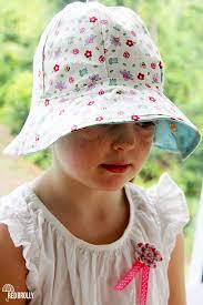 School Yard Sun Hat A Reversible Kids Hat Pattern Red Brolly Waldorf Dolls Clothes Kids Hats Kids Hats Patterns