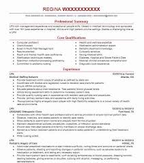 Lpn Resume Example Sanssouci Nursing And Rehabilitation