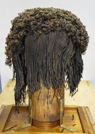 Ancient Egyptian Wig Made From Real Hair Ancient Egyptian Egyptian Hairstyles Ancient Egypt