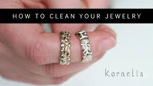 In a shallow dish, combine 2 teaspoons of table salt and 1/2 cup of vinegar. How To Clean Your Jewelry Remove Tarnish From Silver Jewelry Youtube