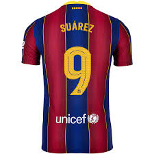 If you are looking for barça's home shirt, the away shorts or the goalkeeper kit, we have all fc barcelona shirts and kits for men, women. 2020 21 Nike Luis Suarez Barcelona Home Match Jersey Soccerpro
