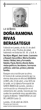 DOÑA RAMONA RIVAS BERASATEGUI