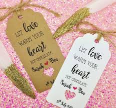 Hot Chocolate Wedding Favour Gift Tags Hot Cocoa Bridal Baby Shower Gift Hot Chocolate Wedding Favors Chocolate Wedding Favors Wedding Favors