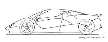 Learn how to draw ferrari simply by following the steps outlined in our video lessons. 59 Car Drawing For Kids Ideas Car Drawings Drawing For Kids Car