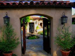 Small spanish style homes with courtyards. Santa Barbara Home Design Spanish Hacienda Style House Design Examples By Jeff Doubet Of Santa Barbara California Before And After Spanish Hacienda Photos Etc