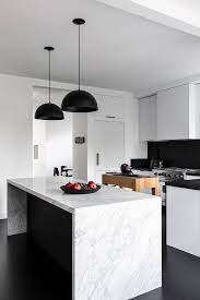 Small black and white kitchen ideas. This Affordable Modern Home Design Is A Black And White Dream Scandinavian Kitchen Renovation Home Decor Kitchen Luxury Kitchens