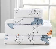 Pottery barn kids provides casual furnishings and textiles designed to delight and preparing for your sweet little one to join you? Braden Dino Kids Sheet Set Pottery Barn Kids