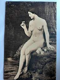 s First Nude Risque Postcard ART French Maria Vasselon SALON de PARIS | eBay