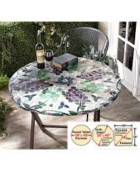 Mosaic Custom Fit Table Covers Fitted Table Cover Round Patio Table Vinyl Table Covers