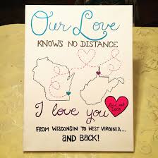Birthday Wishes For Fiance Female Long Distance Canvas Art I Made For My Roommate To Give Her Boyfriend Perfect For Long Distance Rela Diy Gifts For Girlfriend Long Distance Boyfriend Drawings For Boyfriend