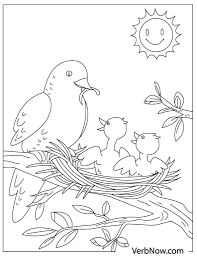 Free printable winter coloring pages. Free Bird Coloring Pages For Download Pdf Verbnow