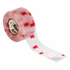 3m scotch 1 in x 1 60 yds permanent double sided clear mounting tape