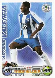 Antonio valencia is hanging up his cleats. Card 348 Antonio Valencia Topps English Premier League 2008 2009 Match Attax Laststicker Com