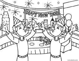 School's out for summer, so keep kids of all ages busy with summer coloring sheets. Printable New Years Coloring Pages For Kids