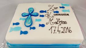Fondant Torte Kommunion Junge Geburtstagstorte Taufe Kuchen Junge Taufe Kuchen Junge Kuchen