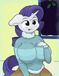 If you like these join. 2117918 Anthro Artist Ljdamz1119 Big Breasts Blushing Breasts Busty Rarity Clothes Female Holly Holly Mistaken For Mistletoe Huge Breasts Mare Rarity Safe Solo Sweater Sweater Puppies Unicorn Derpibooru