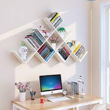 Check spelling or type a new query. Fashion White Wall Mount Floating Bookshelves Study Room Decor Creative Bookshelves Wall Mounted Bookshelves