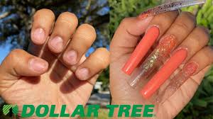 Also nail salons near me open now are available on site. 20 Long Acrylic Nails At Home All Products From Dollar Store Affordable Nails Youtube