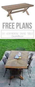 Download your favorite diy dining table plan and let me know how your project goes! Diy Outdoor Table Free Plans Cherished Bliss