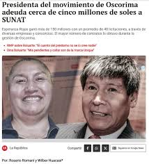 Dueña de movimiento regional de Oscorima gana millonario contrato para  obras de los Bolivarianos