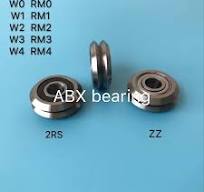 20pcs W1-2RS W1ZZ RM1ZZ track roller bearing 3/16 Bore RM1-2RS RM1 W1 V  Groove Guide Bearing 4.763x19.56x7.87mm 5x19.56x7.87 - AliExpress