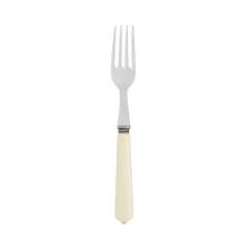 Cote Table Fourchette Lucie Ivoire En Inox