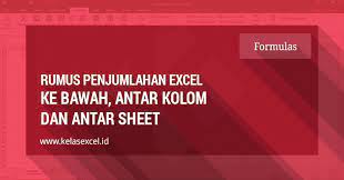 Check spelling or type a new query. Cara Menjumlahkan Di Excel Ke Bawah Antar Kolom Dan Antar Sheet