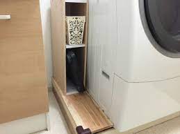 ホコリがたまる 洗濯パン 簡単diyで掃除ラクちん 収納スペースまで作る方法 ホームdiy 収納 洗濯パン