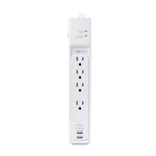 The luxiaojun mastery stainless power bar has been reviewed by many professionals, it's knurl is especially appreciated by our users. Commercial Electric 4 Ft 4 Outlet Surge Protect Usb Power Bar In White The Home Depot Canada