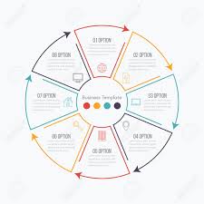 Dado que el eje tiempo en el gráfico es logarítmico, el esquema repetitivo sugiere que el cambio se ha ido acelerando . Elemento Infografico De Linea Delgada Grafico Plano Lineal Diagrama Esquema Grafico Con 8 Pasos Ilustraciones Vectoriales Clip Art Vectorizado Libre De Derechos Image 63241096