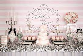 Pink And Silver Dessert Table Pretty My Party Party Ideas Wedding Dessert Table Wedding Candy Wedding Table