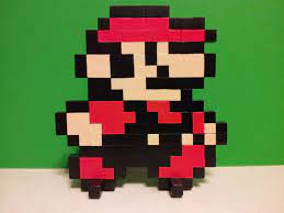 Super Mario Bros 3 Small Mario Wooden Sprite Standee By Mrgilder Sprite Mario Pixel Art