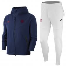 .pantalones de chándal casual 2021 completi da donna 2021 giacca a maniche lunghe con cappuccio a righe con pantaloni casaco com capuz 2021 manga comprida. Psg Tech Fleece Ucl Prasentations Trainingsanzug 2019 20 Nike