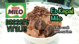 Salah satunya yang lagi hits saat ini adalah dessert berupa ais atau es kepal milo. Cara Mebuat Es Kepal Milo Viral Ais Kepal Milo Cuma 3 Menit Youtube