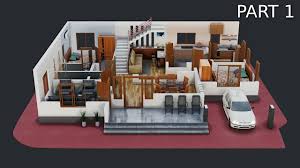 Mon, 3 jul, 2017 at 10:39 pm How To Make 3d Floor Plan In Blender Best Method Modeling Youtube