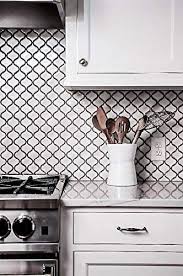 Cover the countertop with plastic sheeting held in place with masking tape. White Glossy Lantern Arabesque Porcelain Mosaic Tile Wall And Floor Backsplash Amazon Com