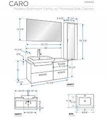 If everyone who uses the mirror is a lot shorter or taller, you can adjust the height based on that. Standard Height For Bathroom Vanity Standard Height Of Wash Basin Intended For Measurements 102 Bathroom Dimensions Vessel Sink Bathroom Vanity Bathroom Vanity