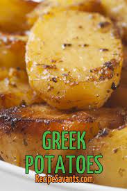 I Conquered This Recipe Greek Oven Roasted Potatoes Recipe Greek Lemon Potatoes Roasted Potato Recipes Recipes