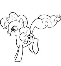 Pinkie Pie Coloring Page Coloring Pages My Little Pony Little Pony