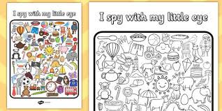 Phase 2 I Spy With My Little Eye Activity Eyes Game I Spy Speech Activities