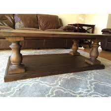 Restoration Hardware 17th Century Monastery Coffee Table In Brown Acacia Aptdeco Coffee Table Restoration Hardware Brown Coffee Table