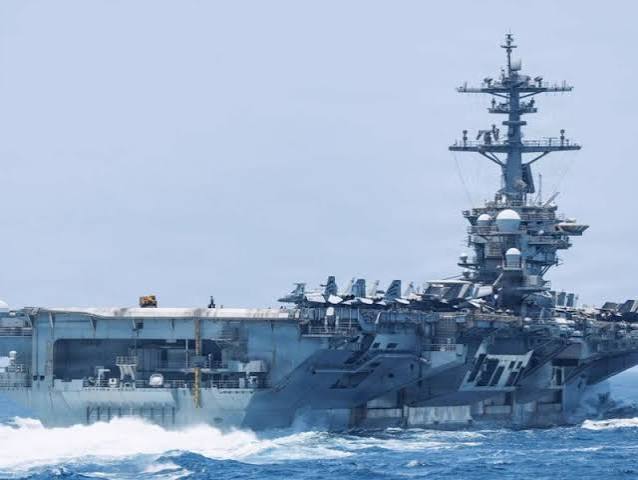 U.S. aircraft carrier arrives in Middle East, relieving long-deployed USS Lincoln